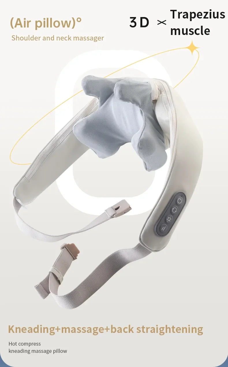 Neck Massager Back Shoulder Massager for Muscle Relax Multifunctional Neck And Shoulder Relaxing Massage Shawl Massaging body